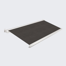 Indlæs billede til gallerivisning OUTLET TILBUD / FrirumMarkise 500x300 cm - Natureloxret alu med Sortgrå rips dug(U409)