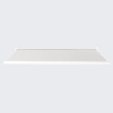 Indlæs billede til gallerivisning SOMMERTILBUD / FrirumMarkise 400x300 cm - Hvid markise (RAL9016) med lysgrå rips dug(U409))
