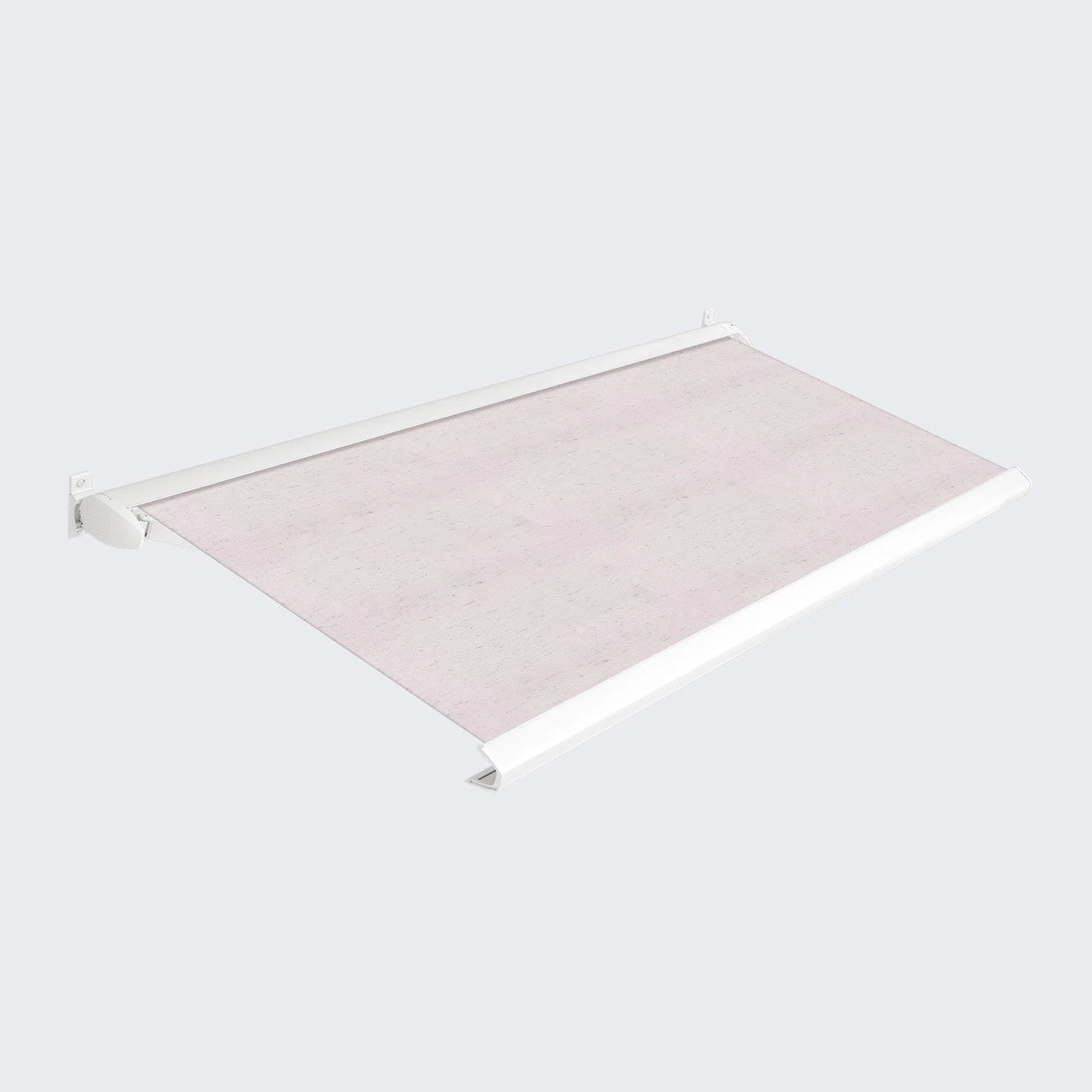 OUTLET TILBUD / FrirumMarkise 500x300 cm - Hvid markise (Ral9016) med råhvid nist dug(7132)